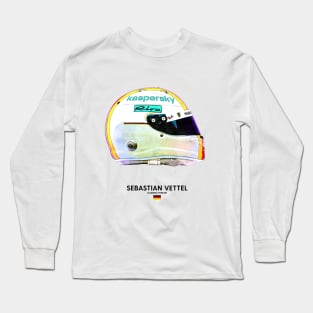 F1 2020 Sebastian Vettel Crash Helmet Long Sleeve T-Shirt